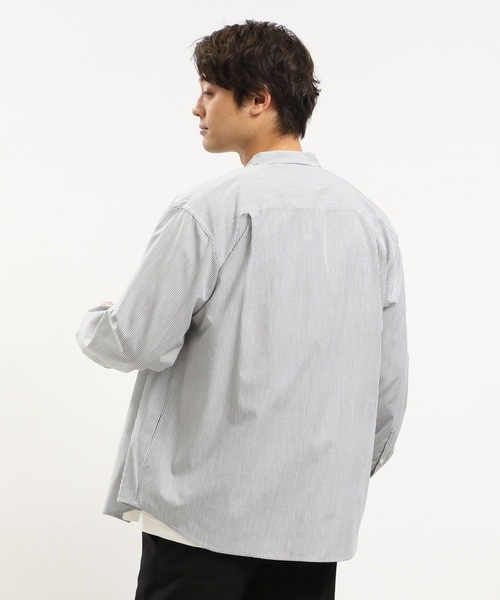 「GLOBAL WORK Smile Seed Store」 長袖シャツ MEDIUM ブルー系その他3 メンズ_画像8