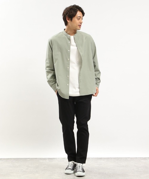 「GLOBAL WORK Smile Seed Store」 長袖シャツ MEDIUM ブルー系その他3 メンズ_画像9