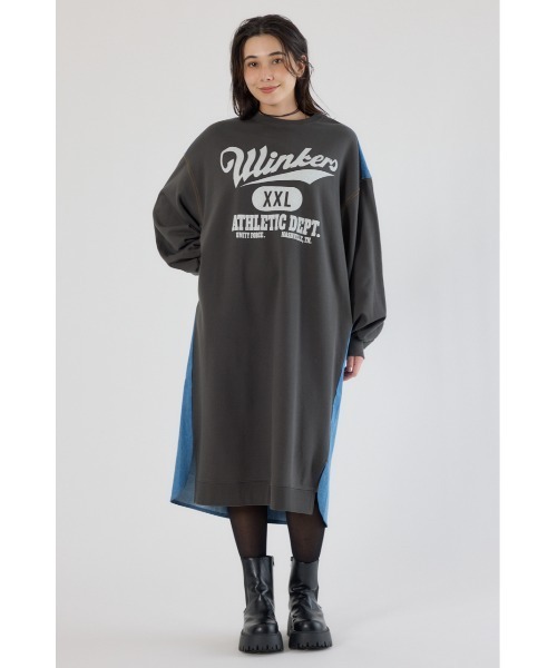 RODEO CROWNS WIDE BOWL - ロデオクラウンズワイドボウル チャンピオン ビッグスウェット ワンピ RODEO CROWNS WIDE BOWL（ロデオクラウンズワイドボウル） ワンピース