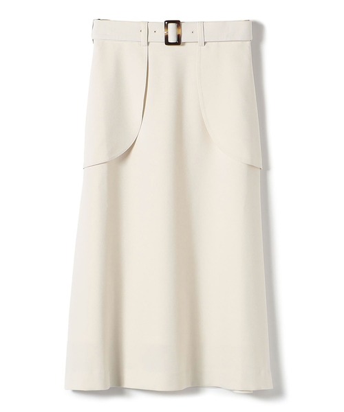 「SHIPS.me」 スカート X-SMALL ライトグレー レディース_画像2