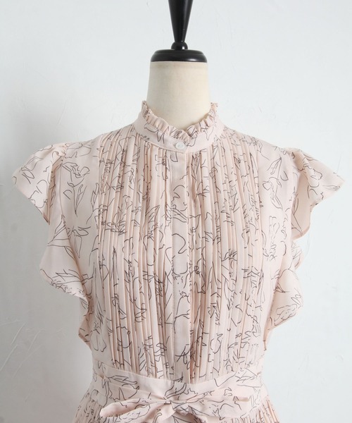 「tocco closet」 半袖ワンピース M オフホワイト レディース_画像6