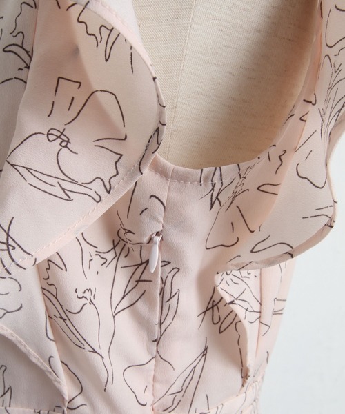 「tocco closet」 半袖ワンピース M オフホワイト レディース_画像8