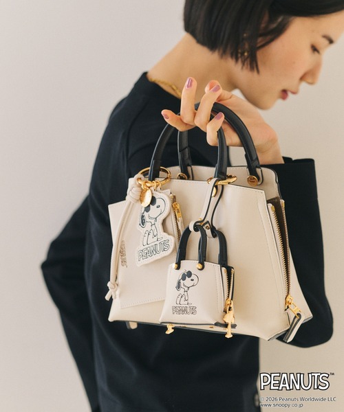 チャーム 「WEB限定/一部店舗限定」「E'POR×PEANUTS」別注 ポーチ付き ART CHARM レディースの画像