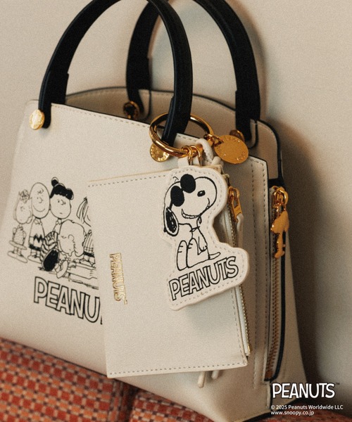 チャーム 「WEB限定/一部店舗限定」「E'POR×PEANUTS」別注 ポーチ付き ART CHARM レディースの画像