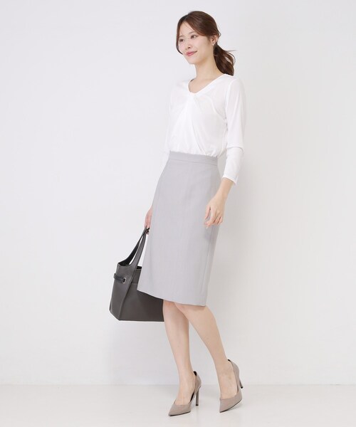 クードシャンス　グレースカートスーツ【新品】 手洗い可／日本製】タイトスカート（膝丈スカート） | COUP DE CHANCE