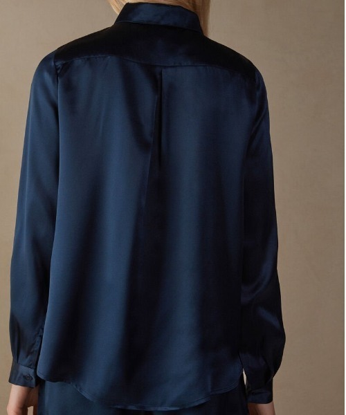 「Intimissimi」 長袖シャツ L ブルー レディース_画像5