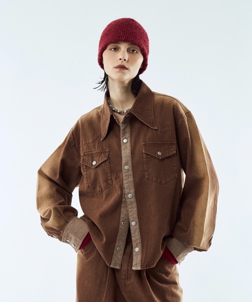 seyto」 デニムジャケット 1 ブラウン メンズ : ZOZOTOWN Yahoo!店