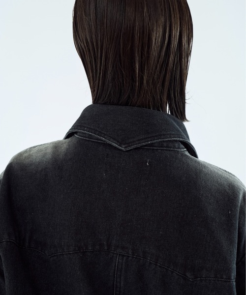 【完売品】seyto ジャケット seyto（セイト）の「Tulle layered semi double tailored jacket