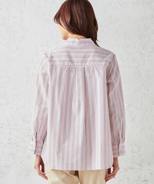 「Petit Honfleur」 長袖シャツ 9号 ピンク レディース_画像6