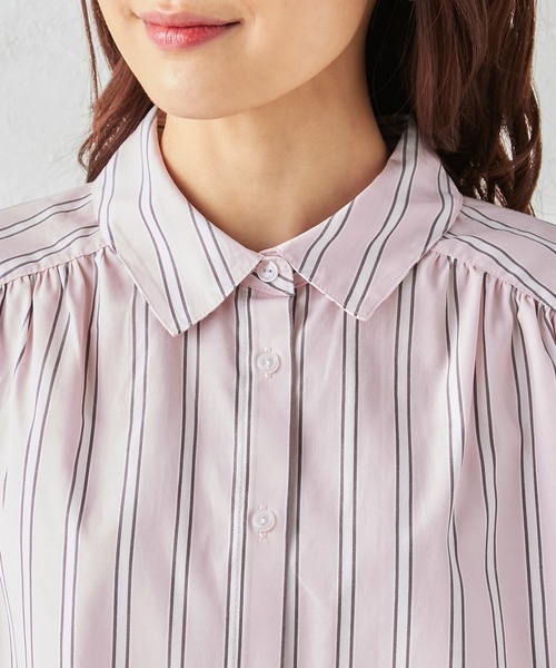 「Petit Honfleur」 長袖シャツ 9号 ピンク レディース_画像7