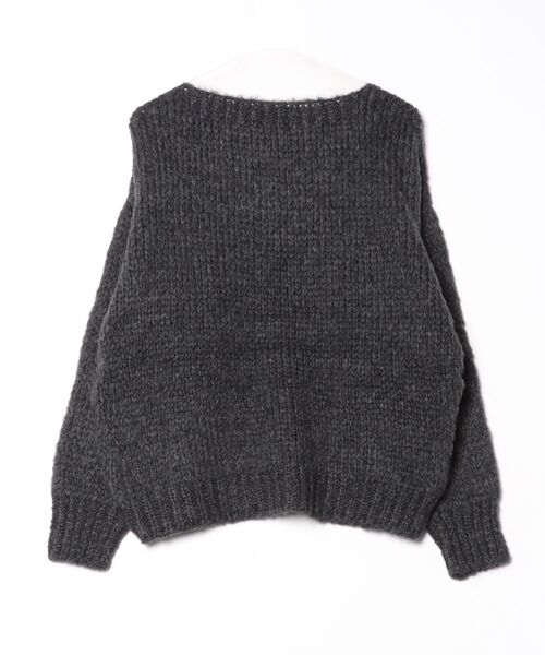 「TRICOTS JEAN MARC」 長袖ニット FREE ダークグレー レディース_画像2