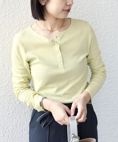 SHIPS Colors（シップスカラーズ） ヘンリーネック tシャツ SHIPS