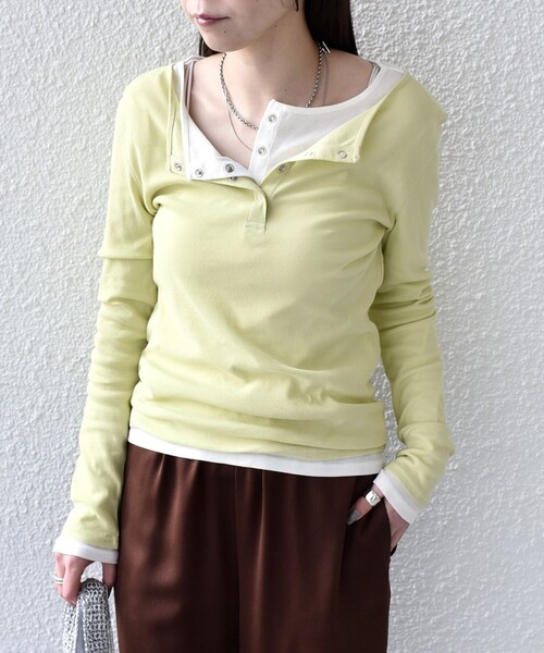 SHIPS Colors（シップスカラーズ） ヘンリーネック tシャツ SHIPS