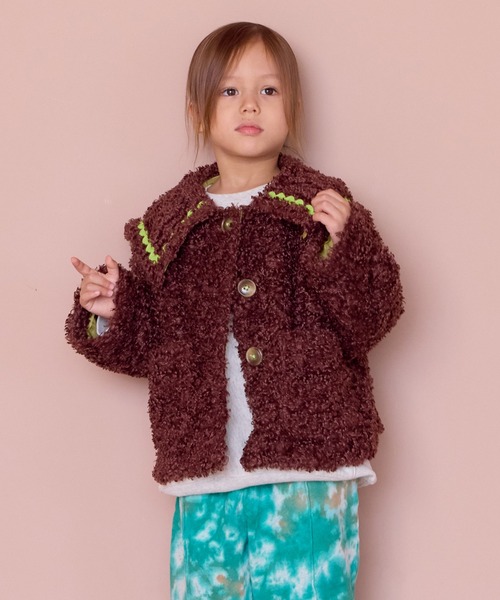 「MARKEY'S」 「KIDS」ジャケット 110 アイボリー キッズ_画像8