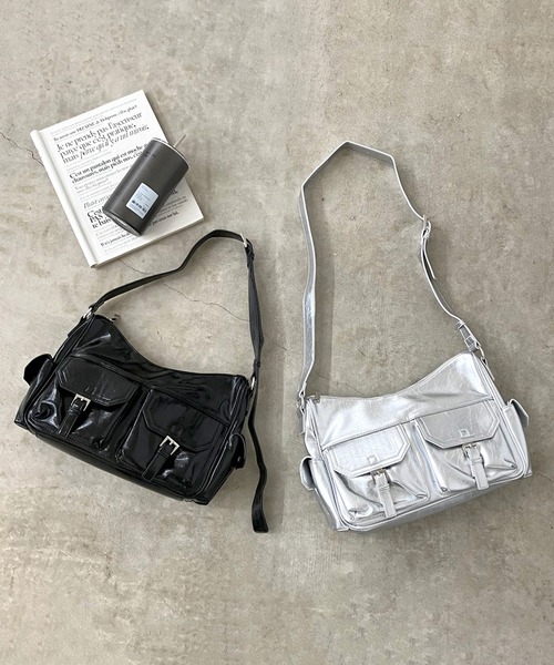 「non-hedge」 ショルダーバッグ FREE レッド レディース_画像7