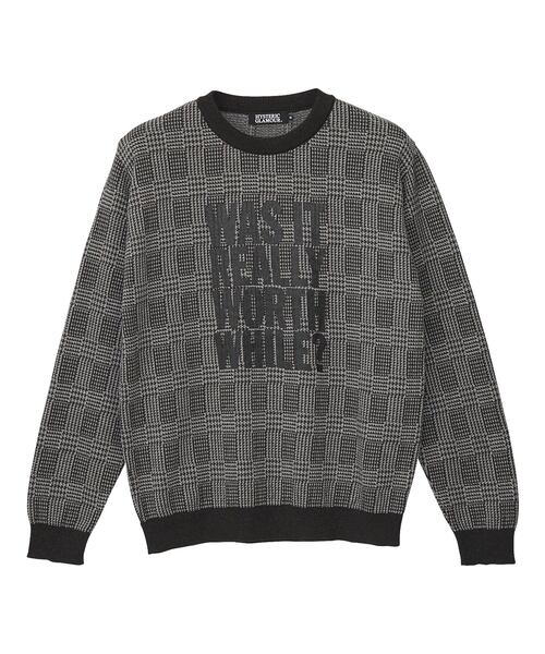 「HYSTERIC GLAMOUR」 長袖ニット LARGE グレー系その他 メンズの画像