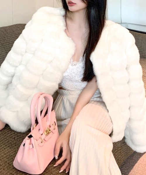 「Riff」 ノーカラージャケット M ブラック レディース_画像7