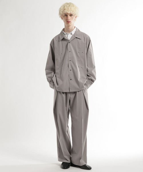 ハレ hare トップス他セット　一部メンズ入り HARE（ハレ） シャツ 「SET UP対応」CLEAR TEXTUREハトメパーツシャツ