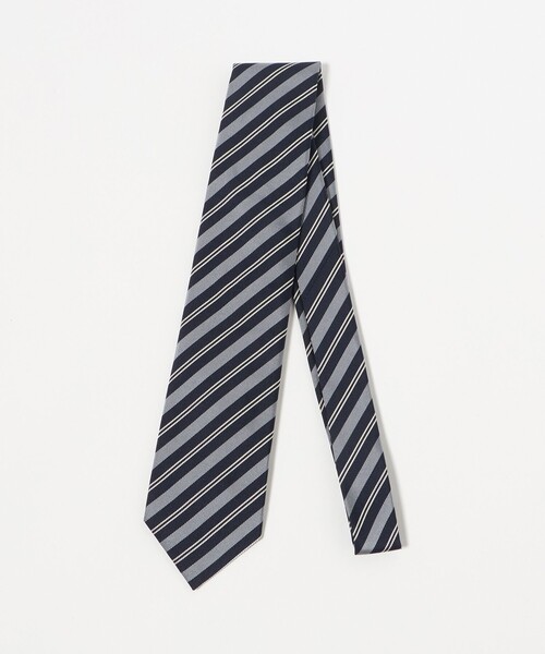 UNITEDARROWS ユナイテッドアローズ イタリア生地ネイビーストライプ UNITED ARROWS（ユナイテッドアローズ） ネクタイ ネイビー マルチ