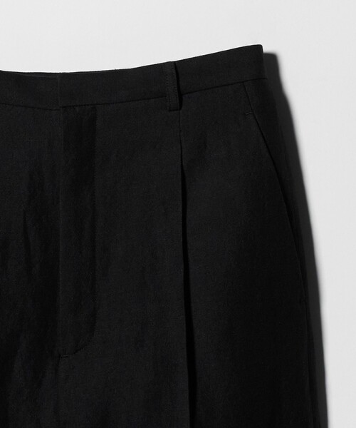 6 ハーフパンツ パンツ 「6(ROKU)」麻ブレンド ハーフパンツ