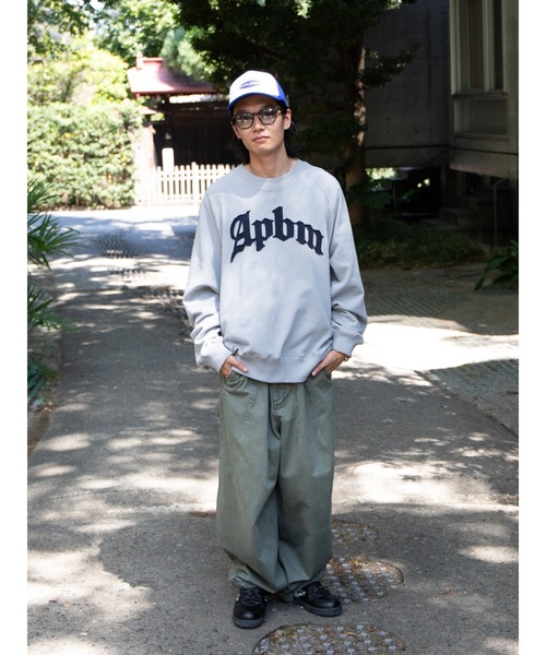 「APPLEBUM」 スウェットカットソー LARGE グレー メンズ_画像3
