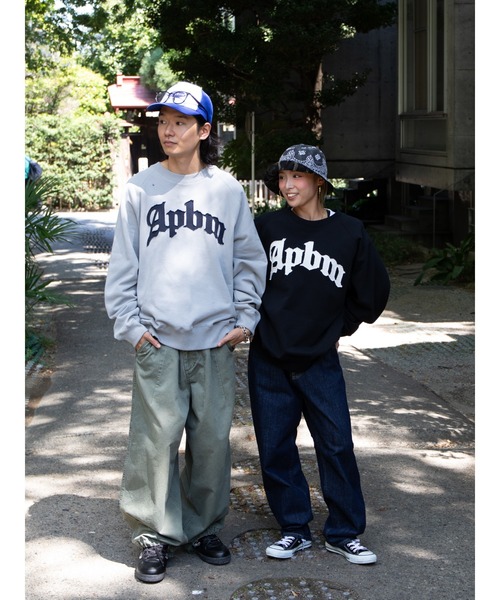 「APPLEBUM」 スウェットカットソー LARGE グレー メンズ_画像4