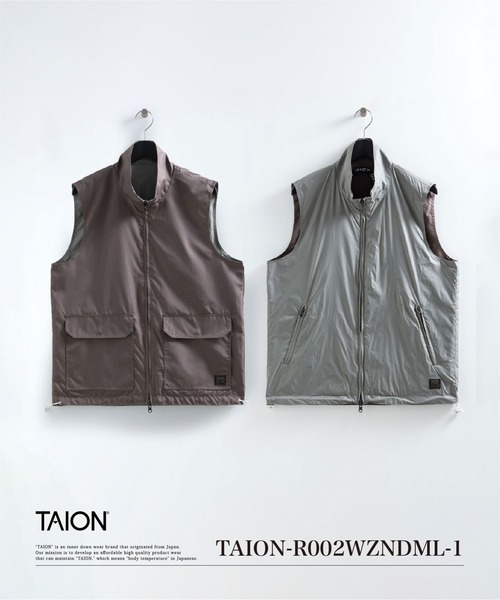 TAION（タイオン） ベスト ジレ 「」「ユニセックス」ノンダウン