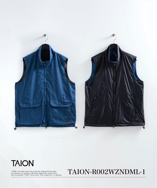 TAION（タイオン） ベスト ジレ 「」「ユニセックス」ノンダウン