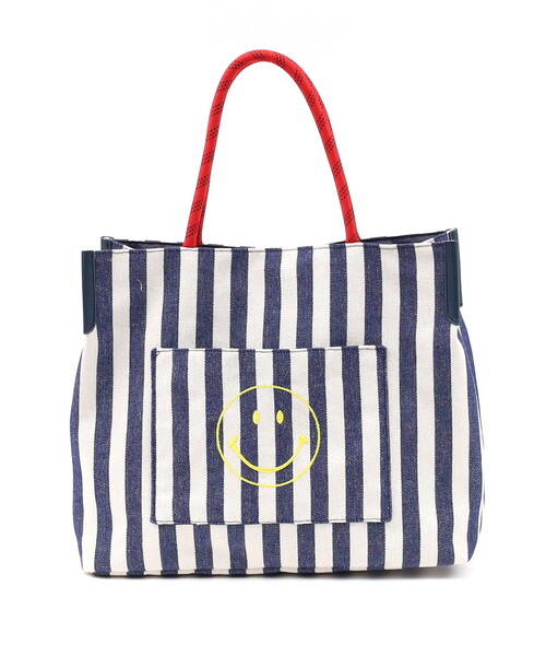 COOCO（クーコ） トートバッグ SMILEY ビーズ刺繍トートバッグ
