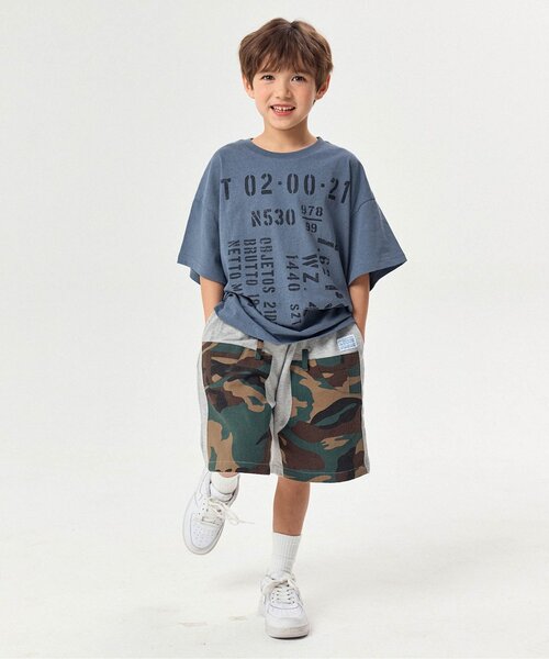 BREEZE（ブリーズ） tシャツ 「WEB限定」KUDOZ.B ステンシルプリント風