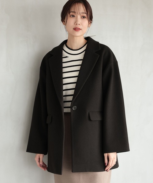 「GLOBAL WORK」 テーラードジャケット LARGE ライトベージュ レディース_画像6