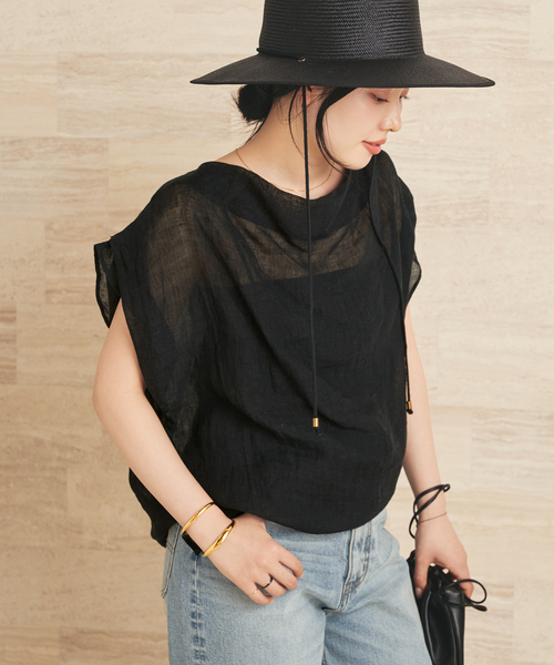 plage（プラージュ） ブラウス シャツ ENRICA / エンリカ SHEER
