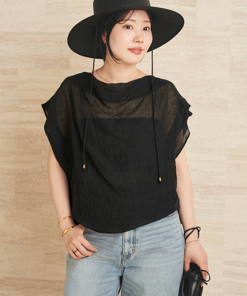 plage（プラージュ） ブラウス シャツ ENRICA / エンリカ SHEER