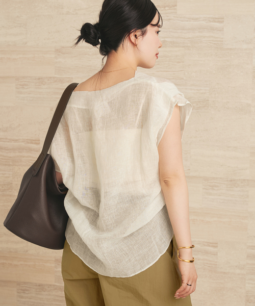 plage（プラージュ） ブラウス シャツ ENRICA / エンリカ SHEER