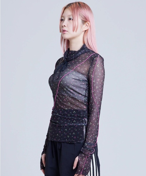 「Little sunny bite」 ノースリーブチュニック SMALL ブラック レディース_画像4