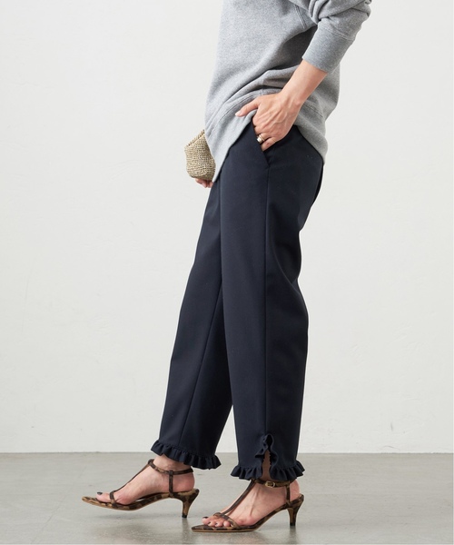 「IENA」 パンツ 36 ブラック レディースの画像