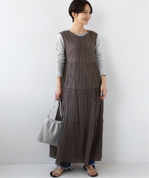 「JOURNAL STANDARD relume」 ノースリーブワンピース FREE ブラウン レディース_画像5