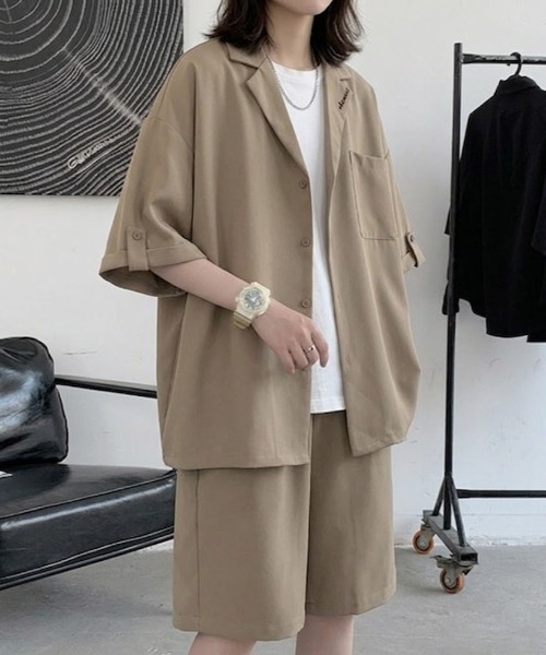 オーバーE セットアップ セットアップ 「UNISEX」オーバーサイズ ルーズ メンズ レディース