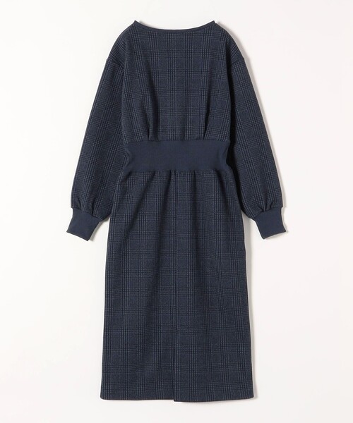 「SHIPS any」 長袖ワンピース ONE SIZE ブラック レディース_4