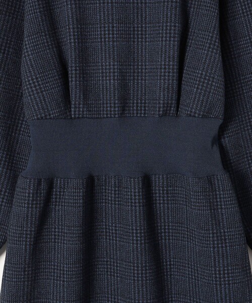 「SHIPS any」 長袖ワンピース ONE SIZE ブラック レディース_5