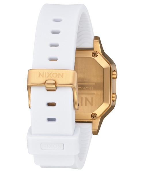 「NIXON」 デジタル腕時計 FREE ピンクゴールド レディース_画像4