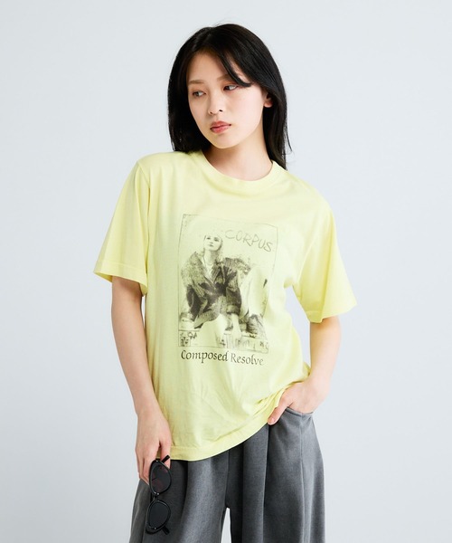 JEANASIS（ジーナシス） tシャツ 半袖 vintage nostalgic graphic