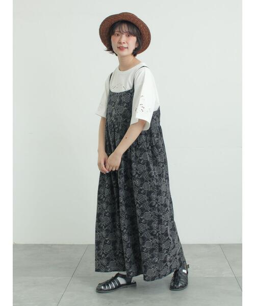 ワンピース 「メルヘン×Samansa Mos2」総刺繍ワンピースの画像