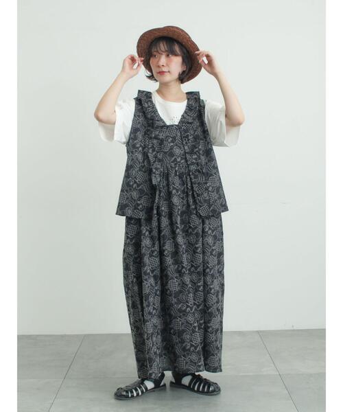ワンピース 「メルヘン×Samansa Mos2」総刺繍ワンピースの画像