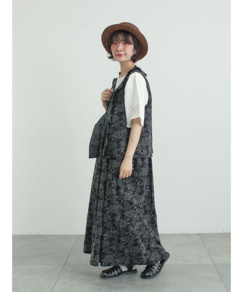 ワンピース 「メルヘン×Samansa Mos2」総刺繍ワンピースの画像