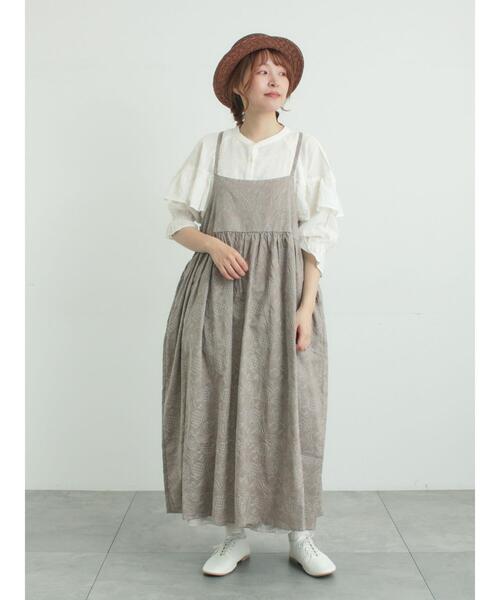 ワンピース 「メルヘン×Samansa Mos2」総刺繍ワンピースの画像