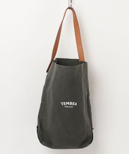TEMBEA（テンベア） ワンポイントトートバッグ - グレー メンズ