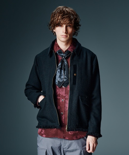 glamb（グラム） ブルゾン アウター Tweed Combination Blouson