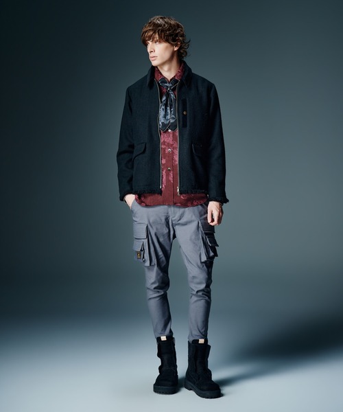 glamb（グラム） ブルゾン アウター Tweed Combination Blouson