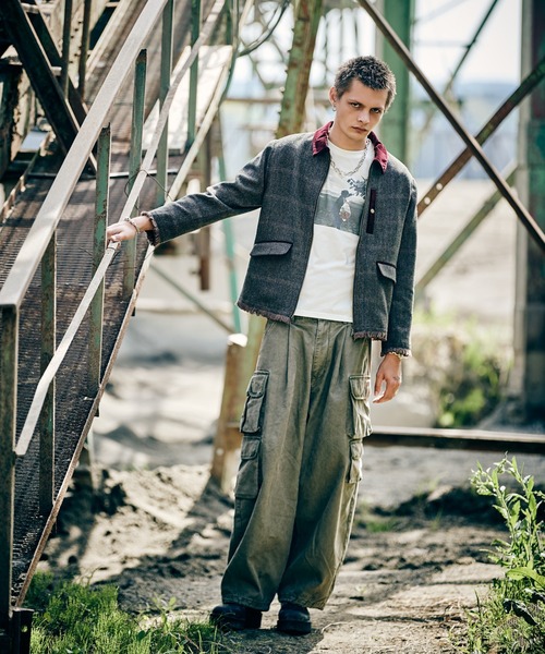 glamb（グラム） ブルゾン アウター Tweed Combination Blouson